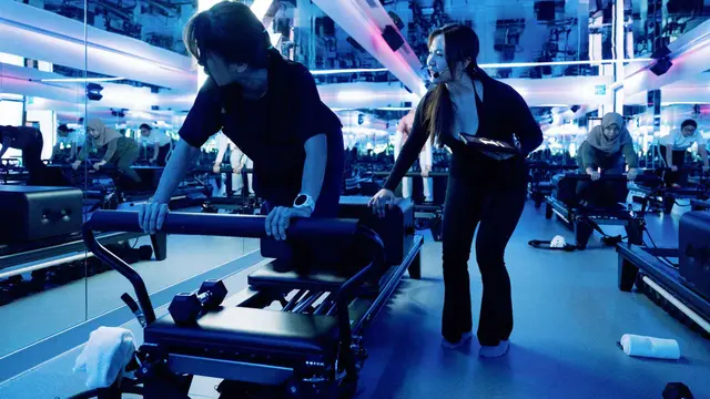Athletic Reformer Pilates pelengkap HYROX. Dok  VAURA Pilates