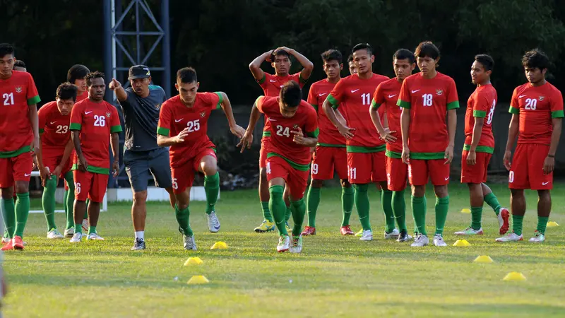 Jelang Berlaga di Sea Games Singapura, Garuda Muda Matangkan Fisik dan Strategi