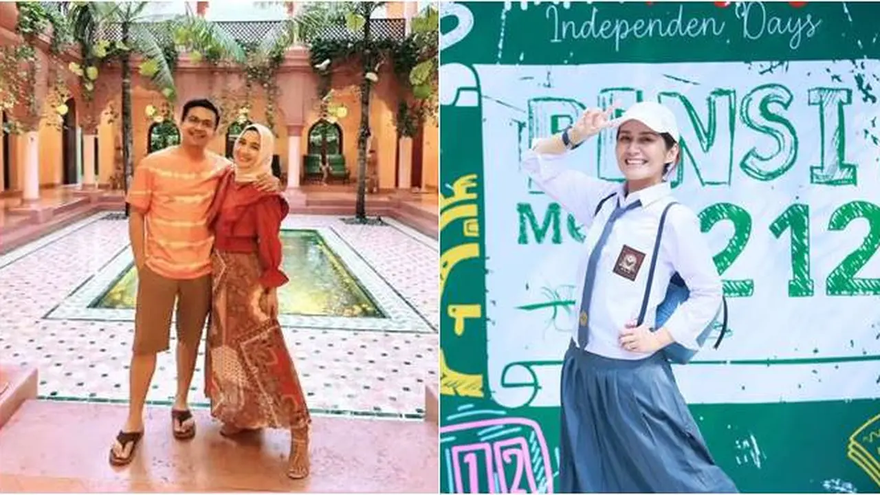 7 Potret Dine Mutiara Istri Sahrul Gunawan Pakai Seragam SMA, Netizen: Masih Cocok