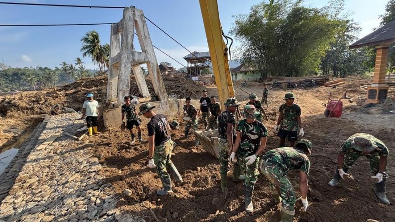 TNI Targetkan Rampungkan Pembangunan Jembatan Gantung Tukka Februari 2026, Akses Warga Kembali Terhubung