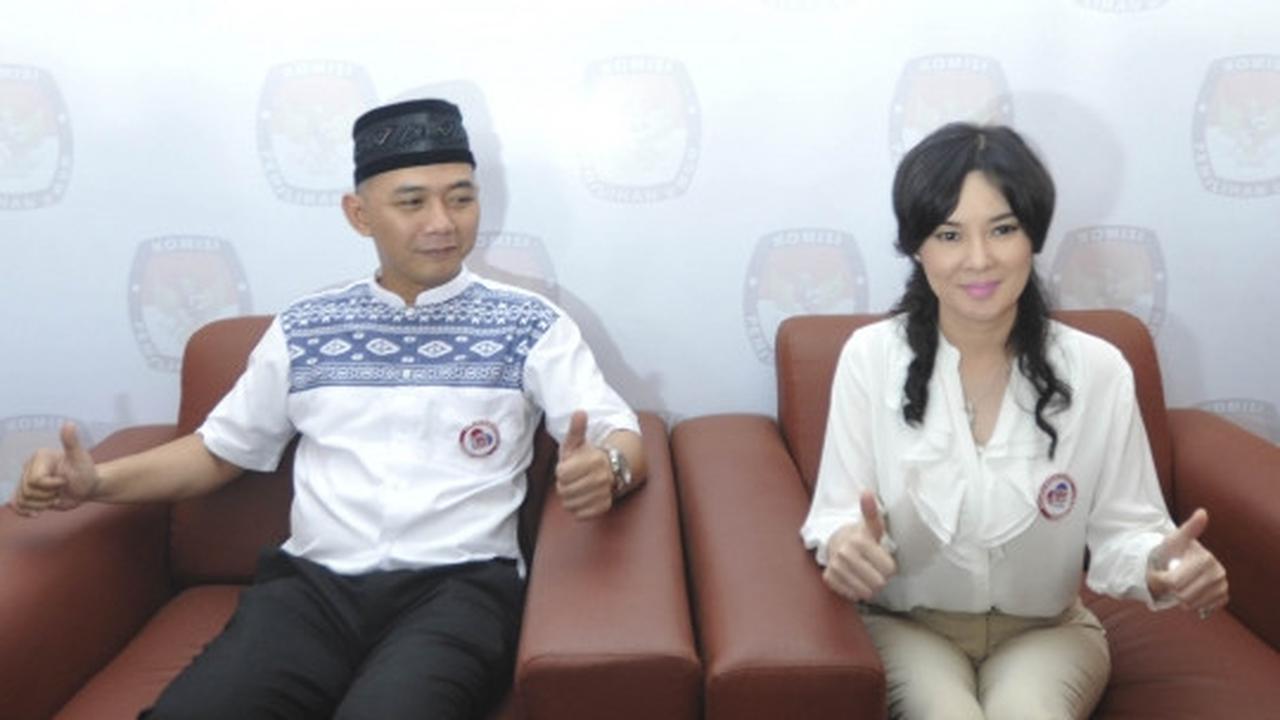 Pasangan Ikhsan Modjo dan Li Claudia Chandra maju di Pilkada Tangsel