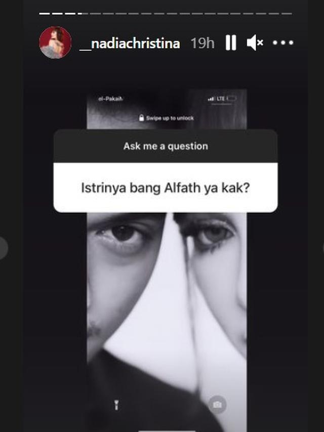 Alfath Fathier, suami Ratu Rizky Nabila, dikabarkan sudah menikah lagi (Instagram Stories)