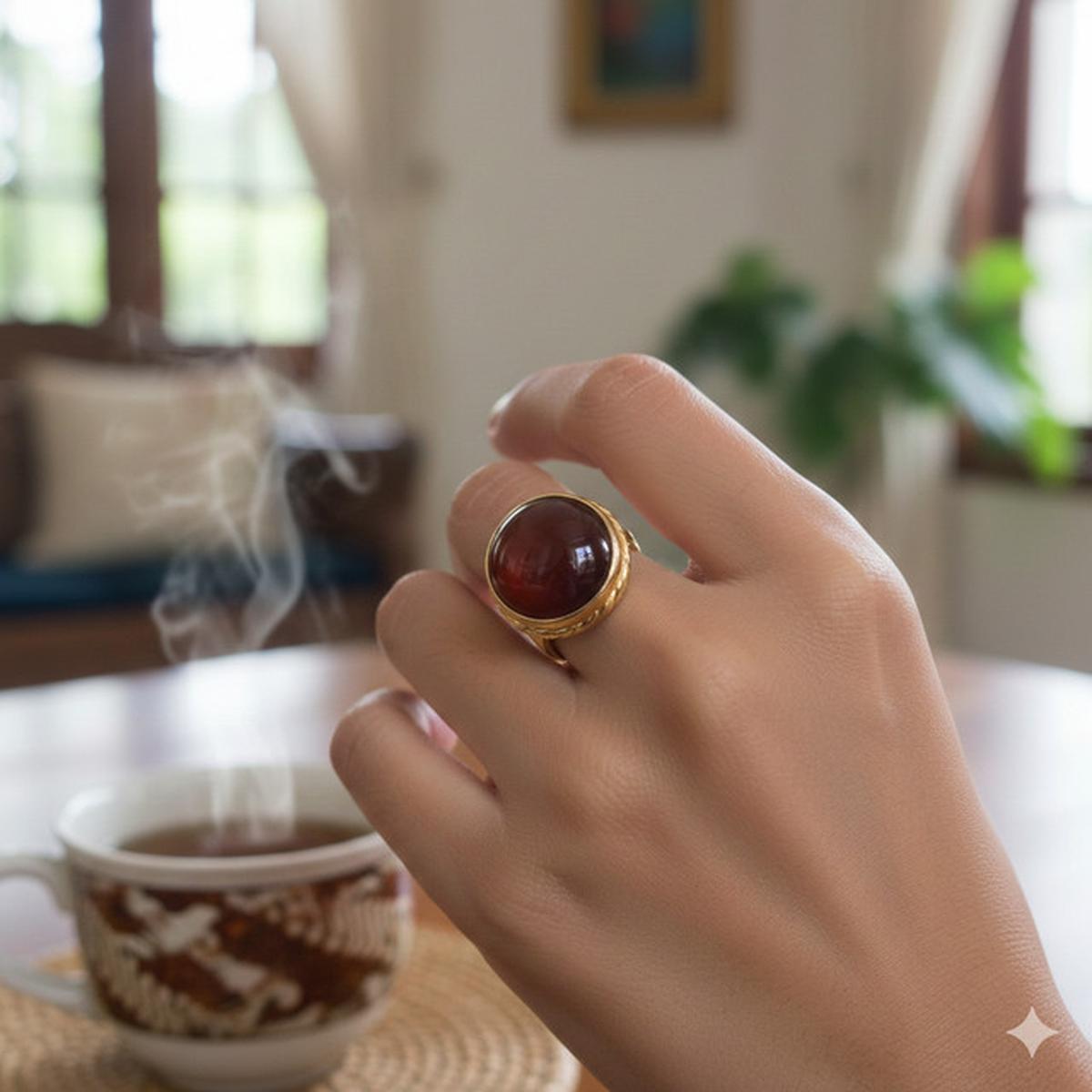 7 Model Cincin Emas Batu Akik Wanita untuk Kesan Elegan dan Berkarakter