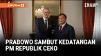 Transit di Praha, Prabowo Didatangi PM Ceko Petr Fiala