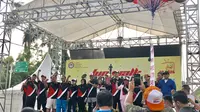 Jalan Sehat di CFD, KPI Ajak Masyarakat Peduli Tayang Berkualitas Jelang Pilpres 2019