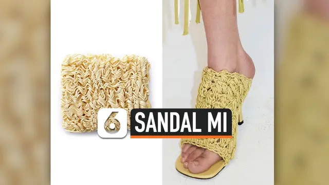 VIDEO: Mirip Mi Instan, Sandal Ini Dijual Senilai Rp 14 Juta