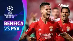 Berita video mini match leg I babak playoffs Liga Champions 2021/2022 antara Benfica melawan PSV Eindhoven yang berakhir dengan skor 2-1, Kamis (19/8/2021) dinihari WIB.