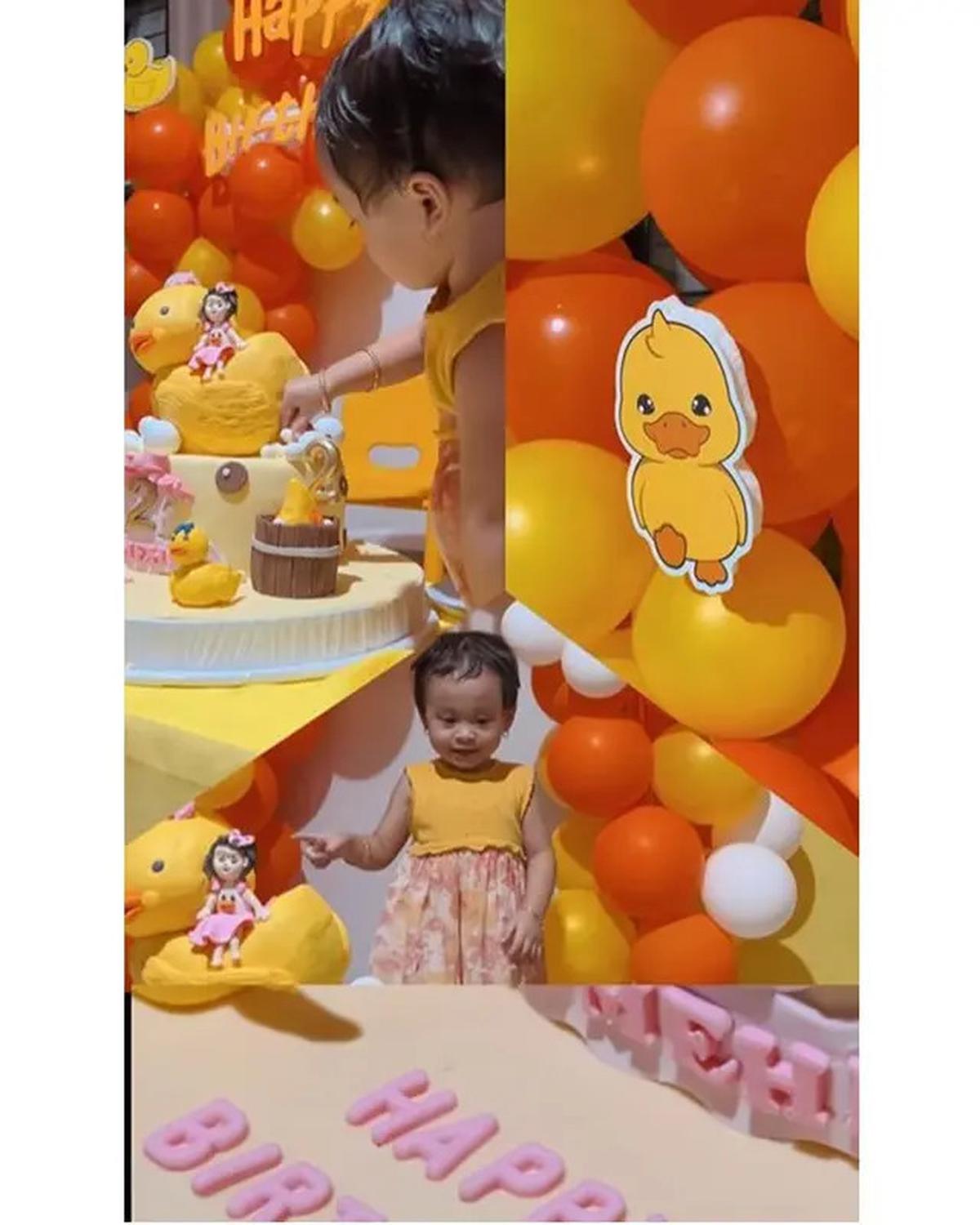 6 Potret Ultah ke-2 Sumehra Keponakan Ayu Ting Ting, Ungkap Rindu Sang Adik