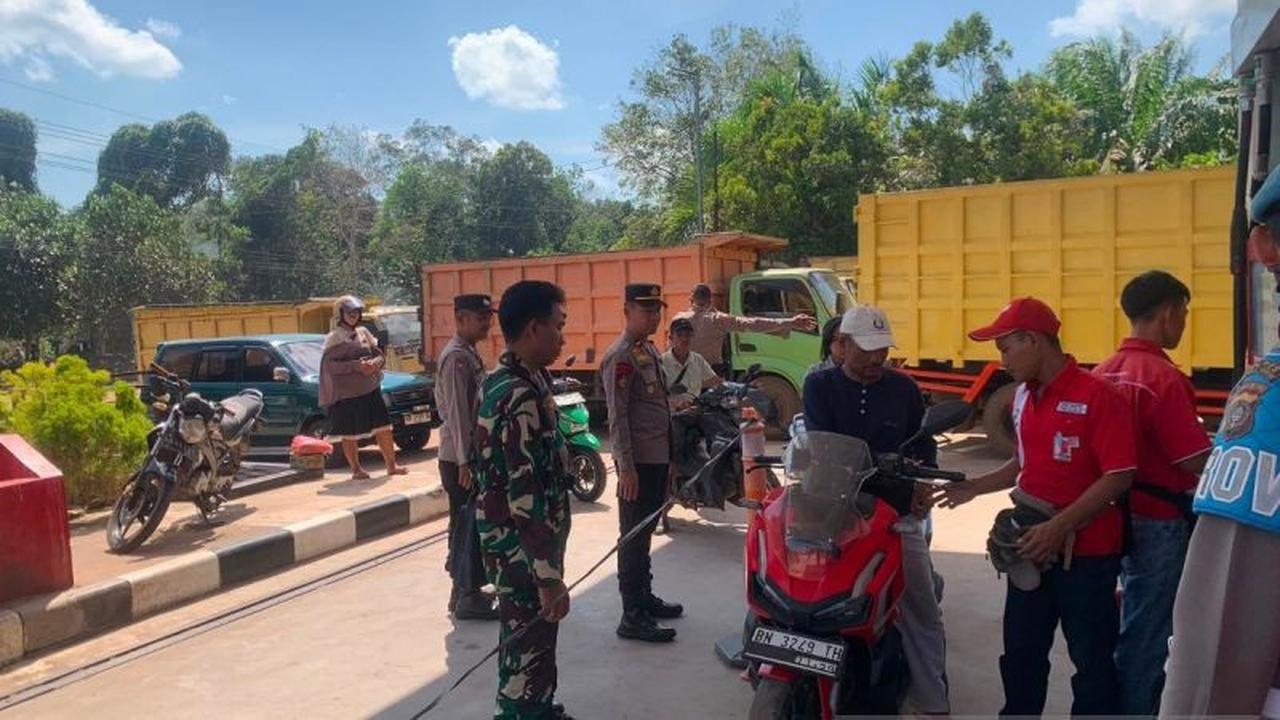 Polres Bangka Tengah Gencarkan Penertiban Tangki Modifikasi SPBU, Sasar Pengguna BBM Subsidi