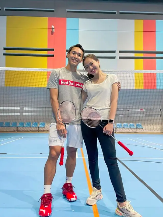Potret Jonatan Christie dan Shanju