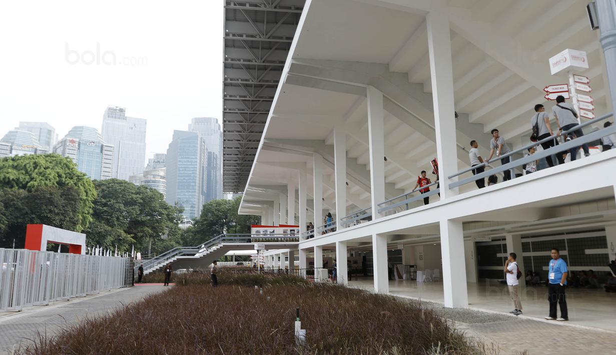 Suasana Istora Senayan, Selasa (23/1/2018). Setelah direnovasi Istora kini berkapasitas 7.120 penonton dan memiliki kursi dan pencahayaan yang lebih baik. (Bola.com/M Iqbal Ichsan)