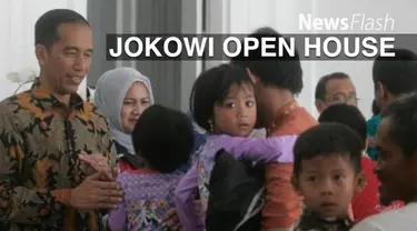 Presiden Jokowi menggelar open house di Istana Kepresidenan Yogyakarta hari ini. Dalam acara halalbi halal ini, mantan Wali Kota Solo itu akan membagikan paket sembako kepada masyarakat setempat.