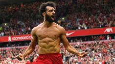 Satu gol ke gawang Watford pada Sabtu, (16/10/2021), membuat Mohamed Salah dinobatkan sebagai pemain Afrika tertajam di Liga Inggris bersanding dengan Didier Drogba. Bedanya, Salah mampu mencetak 104 dalam 166 laga sedangkan Droba meraih jumlah gol tersebut dalam 254 pertandingan. (AFP/Paul Ellis)