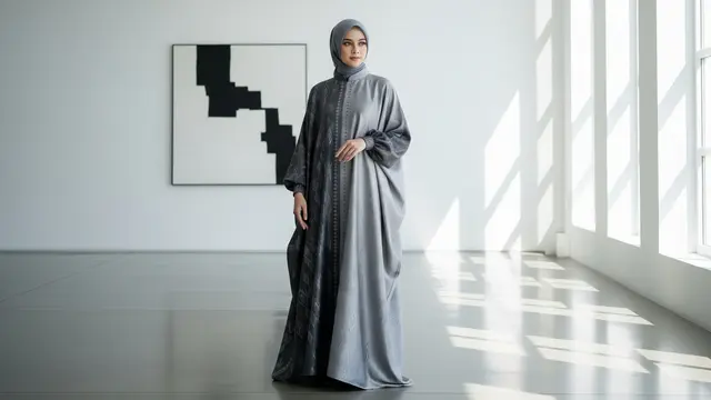 Gamis Monokromatik
