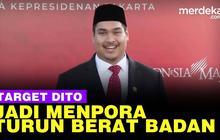 VIDEO: Target Menpora Dito Turun Berat Badan hingga PR dari Presiden Jokowi
