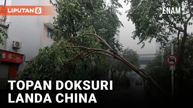 Topan Doksuri Hancurkan China Utara, Pemerintah Keluarkan Peringatan Merah