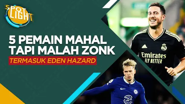 Berita video Spotlight kali ini membahas 5 pemain yang dibeli dengan harga selangit, namun penampilannya malah zonk.