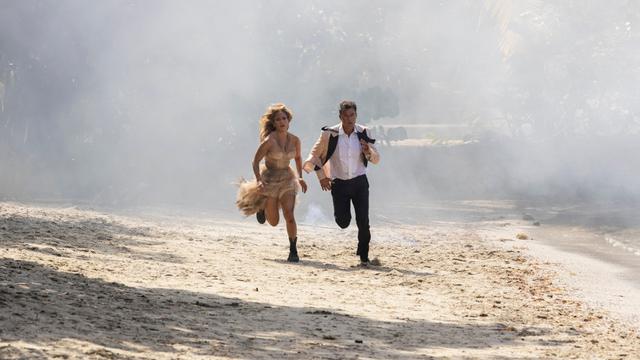 Salah satu adegan film Shotgun Wedding. (Foto: Dok. Lionsgate)