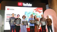 Kreator Indonesia Berkarya Watch Indonesia yang diselenggarakan Google Indonesia digelar di Jakarta pada Senin (5/12). Dalam acara itu, Gubernur Jawa Tengah Ganjar Pranowo hadir menjadi mentor para konten kreator Indonesia/Istimewa.