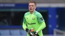 4. Jordan Pickford (Everton) - 38 pertandingan, 14 clean sheet (AFP/Oli Scarff)