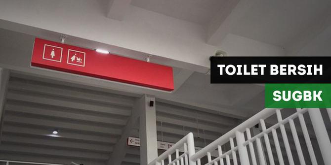 VIDEO: Jelang Final Piala Presiden 2018, Inilah Kebersihan Toilet Baru di SUGBK