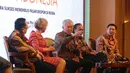 Menteri Perdagangan RI Enggartiasto Lukita saat memberikan penjelasan kepada media di Jakarta, Rabu (6/2). Pada 2018, Mayora tercatat telah mengekspor 1.000 kontainer Torabika Cappuccino. (Liputan6.com/Angga Yuniar)