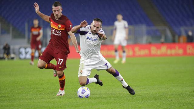 FOTO: Roma Bungkam Fiorentina di Olympic Stadium