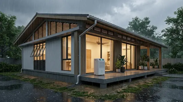Tips Menjaga Rumah Tetap Kering Saat Musim Hujan/AI Generated