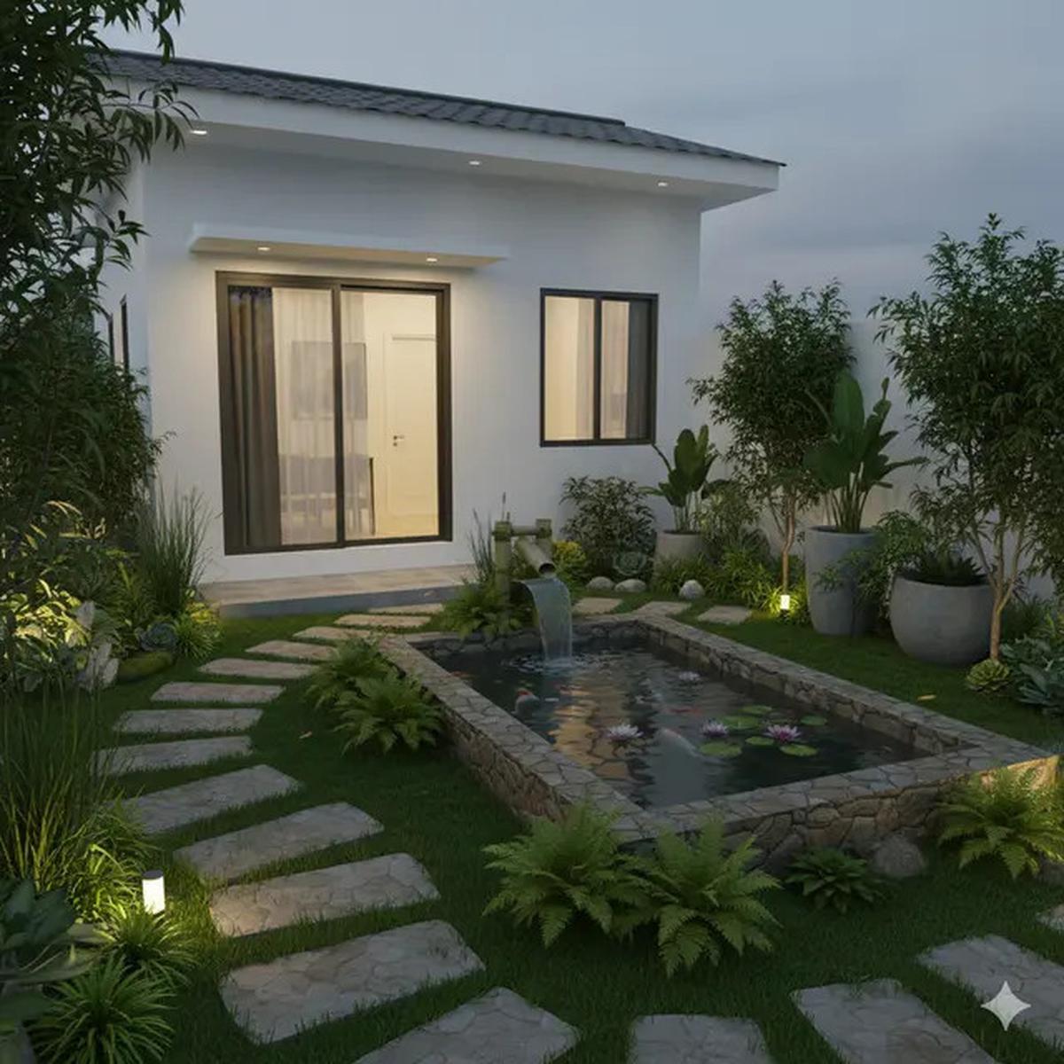 7 Rumah Sederhana Murah tapi Punya Taman Mini Cantik, Inspirasi Hunian Asri