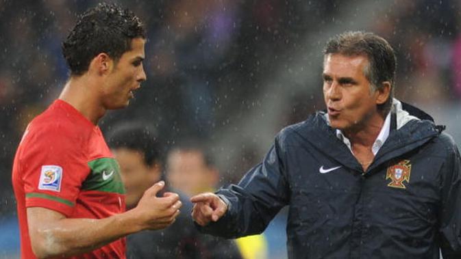 Carlos Queiroz dan Cristiano Ronaldo