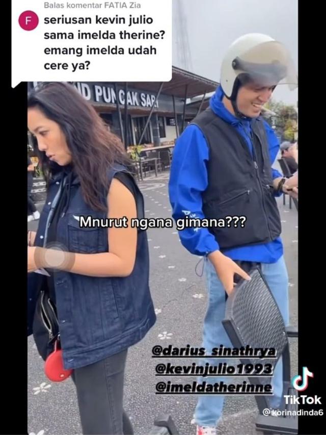 10 Potret Kebersamaan Kevin Julio dan Imelda Therinne yang Kini Go Publik