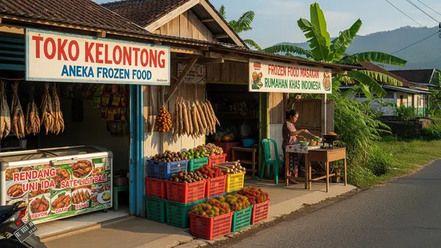 Kombinasi Usaha Toko Kelontong dan Frozen Food Rumahan/Gemini AI