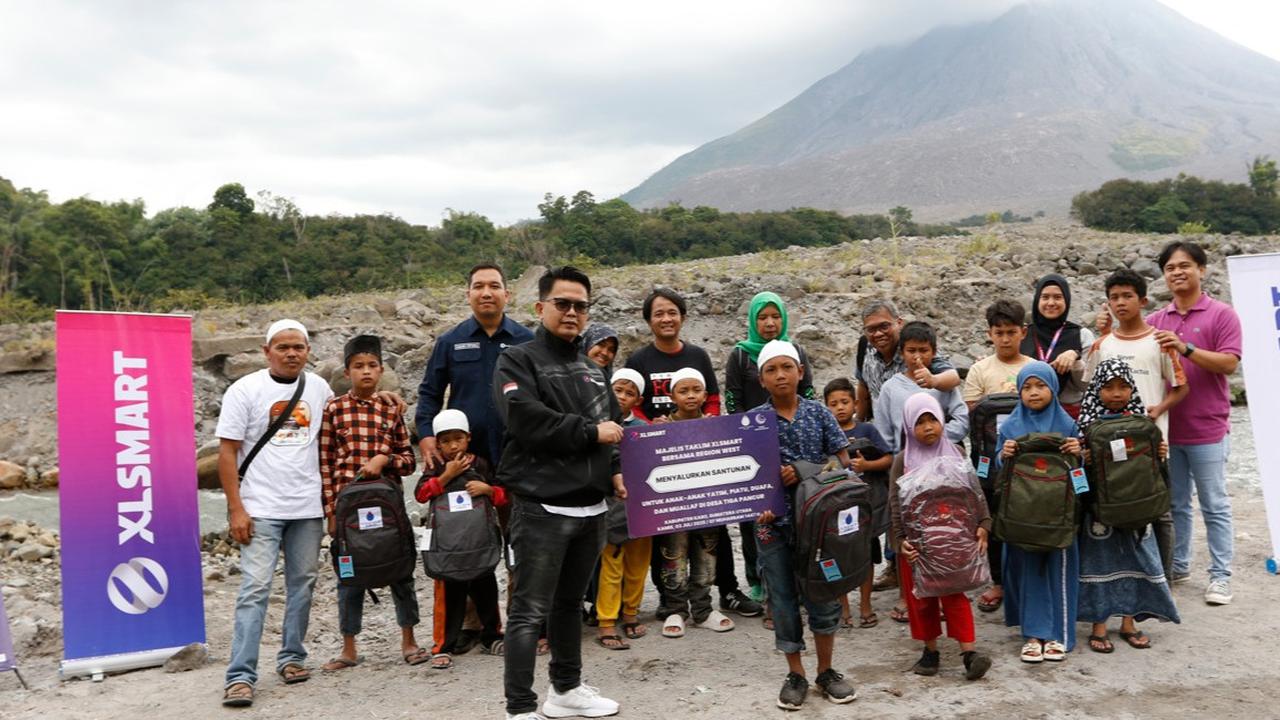 #GebyarBerbagi, XLSMART Tebar Kebaikan Muharram untuk Anak-anak di Sumatera