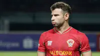 Penyerang Kalteng Putra, Diogo Campos. (Bola.com/Aditya Wany)