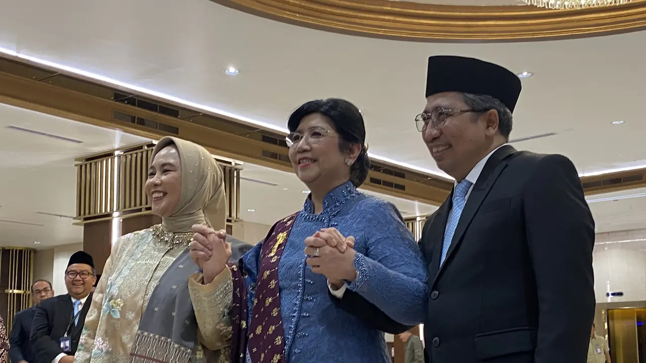 Pelantikan Dewan Gubernur BI di Mahkamah Agung. (Liputan6.com/Arief Rahman H)