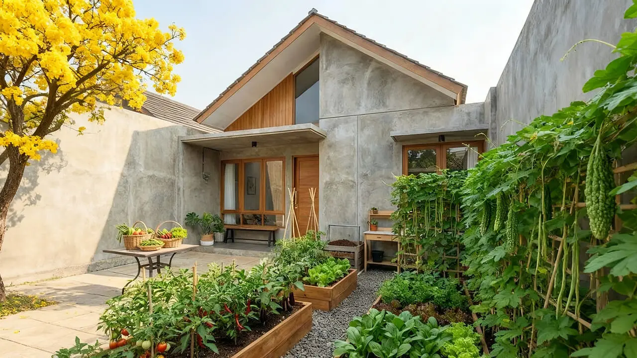 Model Taman Rumah Ideal dan Sehat untuk Keluarga