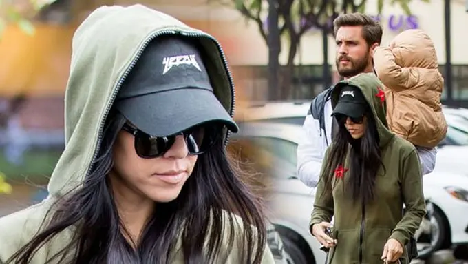 Kourtney Kardashian, Penelope, dan Scott Disick