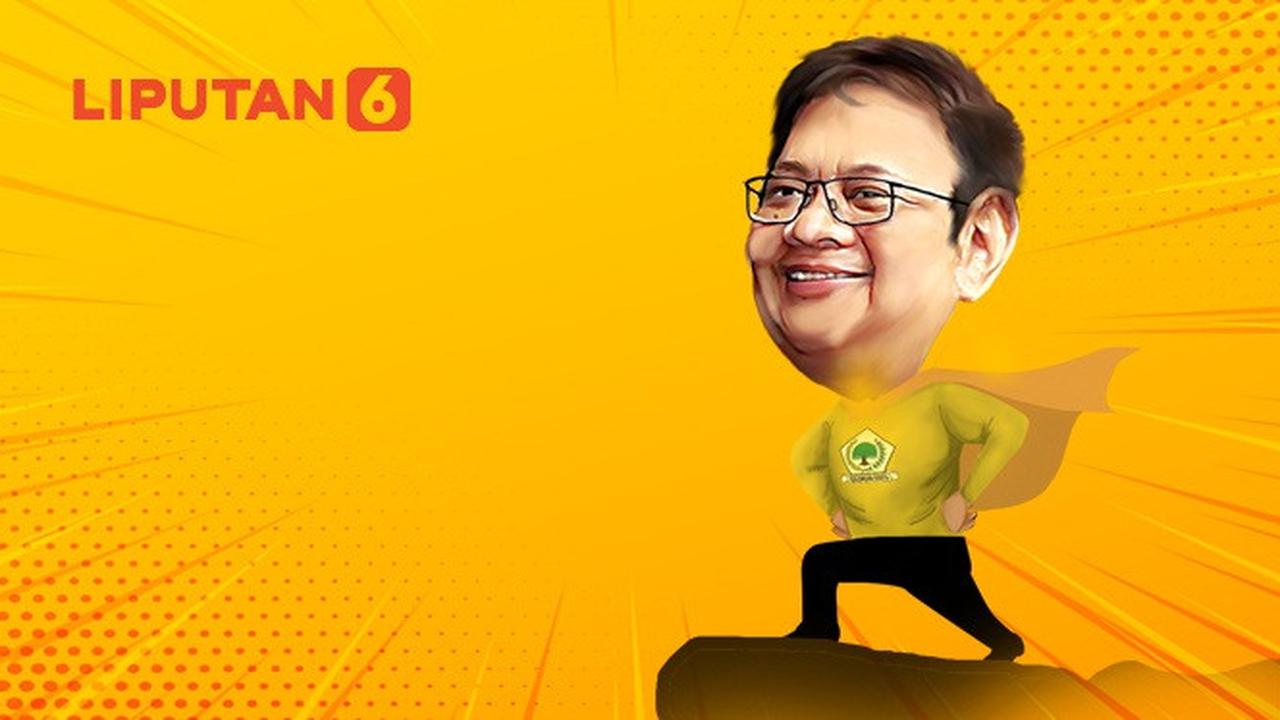 Banner Infografis Airlangga Hartarto Kembali Pimpin Partai Golkar