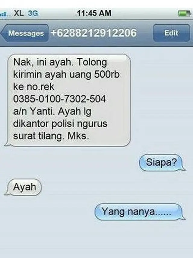 Chat Kocak Dengan Tukang Tipu Ini Bikin Ketawa Ngakak