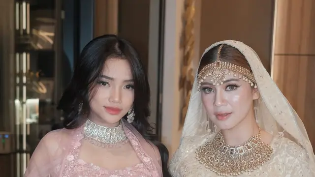 Kompak Pakai Lehenga Bernuansa Pastel, Gaya Fuji dan Felicya Angelista Bak Putri India Modern