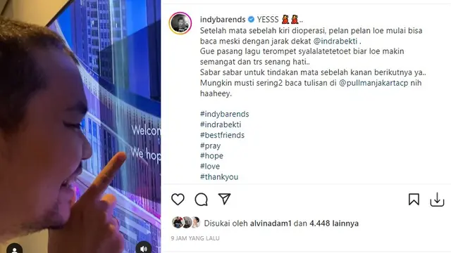 Indy Barends - Indra Bekti (Foto: Instagram/@indybarends)