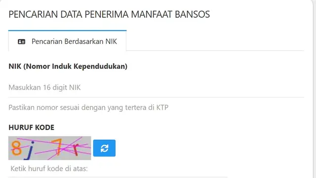 Cara Cek Bansos Kemensos Juli 2026 Lewat Website/Foto: cekbansos.kemensos.go.id