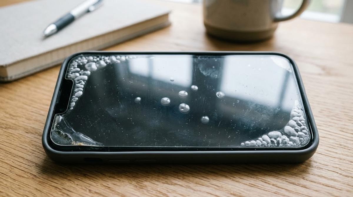 Terdapat Gelembung Udara di Tempered Glass HP