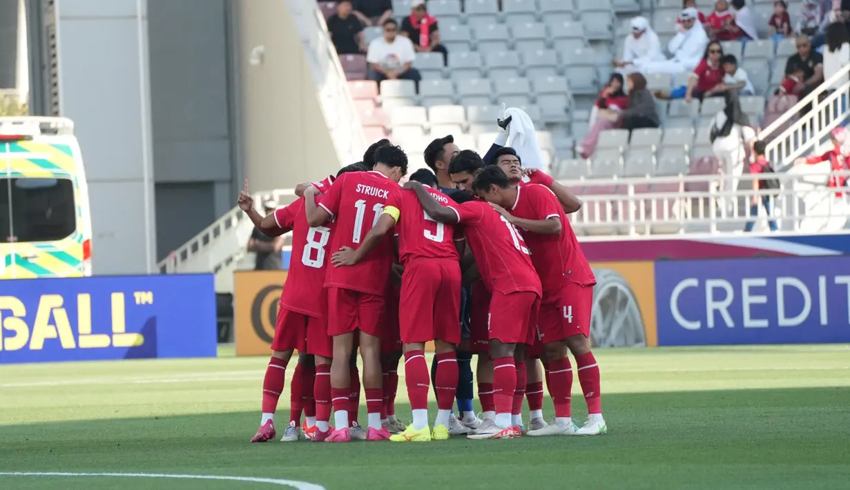 Laga ini dimenangkan timnas Indonesia U-23 dengan skor 1-0. (Dok: PSSI)