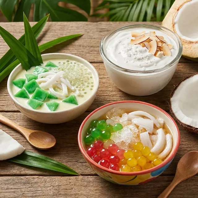 Dessert dari Kelapa Muda