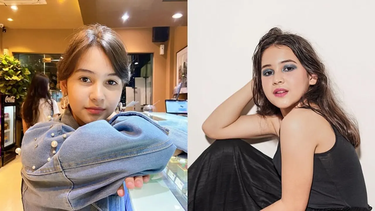 Biasa Natural, Ini 6 Pesona Sandrinna Michelle dengan Makeup Tebal