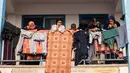 Lokasi pengungsian sangat memprihatinkan. (MAHMUD HAMS/AFP)