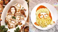 Seniman Ini Bikin Ilustrasi Wajah dari Makanan, 7 Hasilnya Menakjubkan