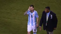 Lionel Messi batal pensiun dari timnas Argentina. (Don EMMERT / AFP)