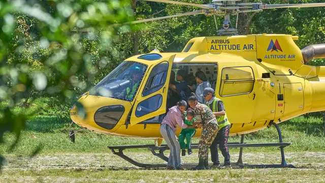 Pencarian Korban Banjir Nepal Berlanjut di Tengah Kerusakan Infrastruktur